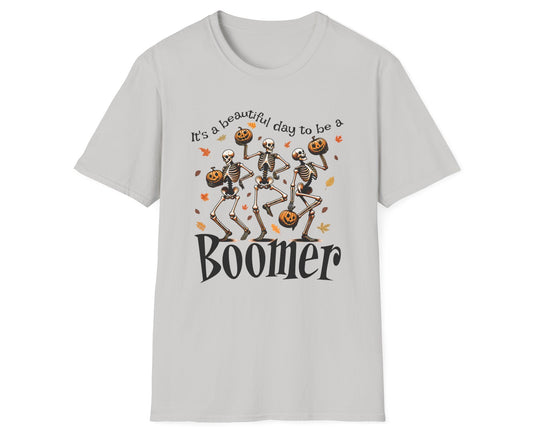 Beautiful Boomer Skeleton Tee - Gildan Softstyle