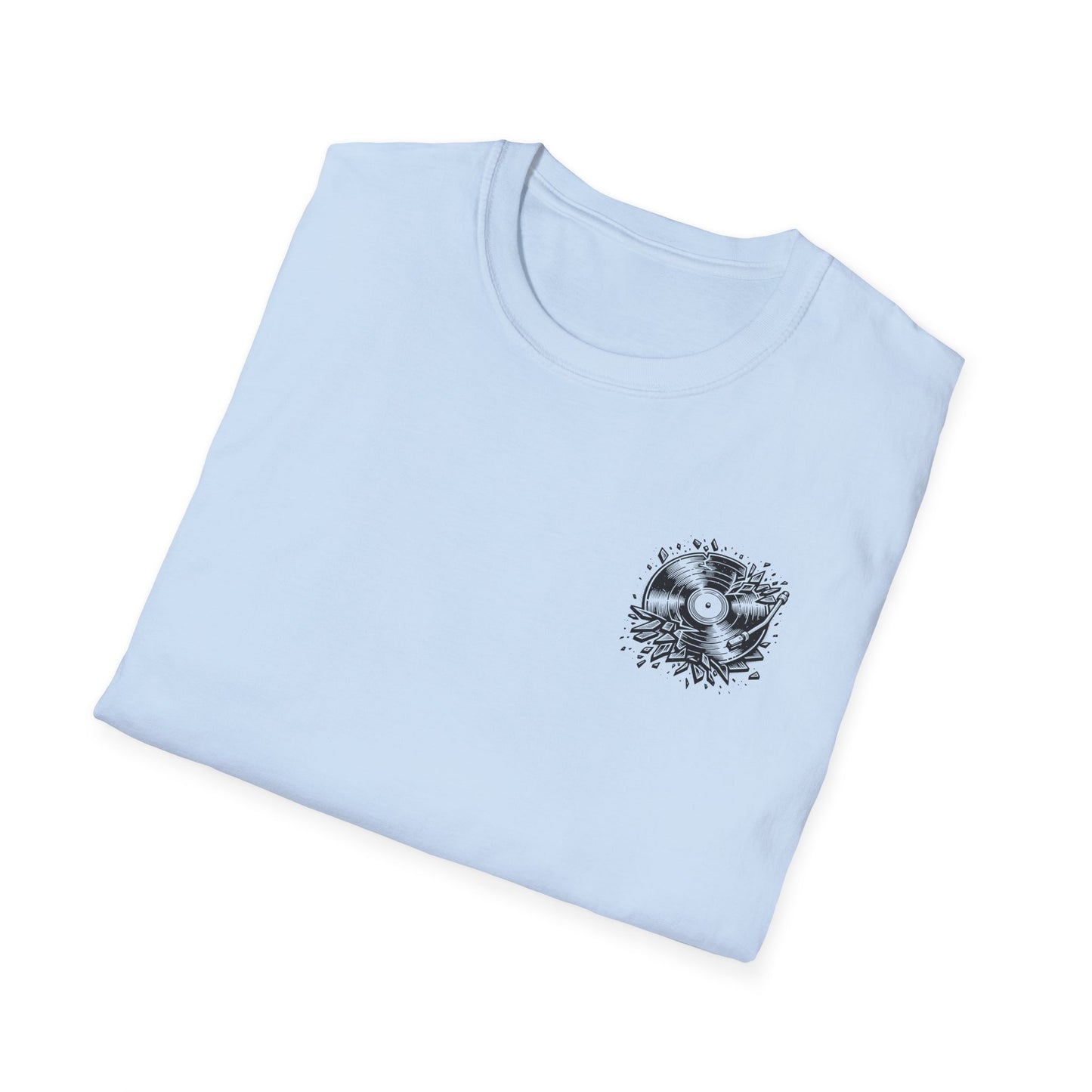 Raised on Good Music & Bad Decisions Tee | Back + Pocket Graphic | Gildan Softstyle