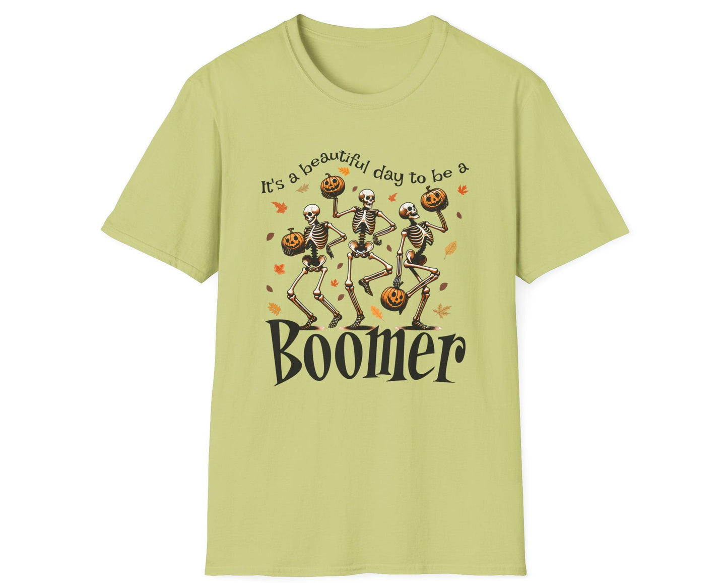 Beautiful Boomer Skeleton Tee - Gildan Softstyle