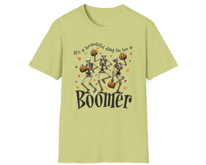 Beautiful Boomer Skeleton Tee - Gildan Softstyle