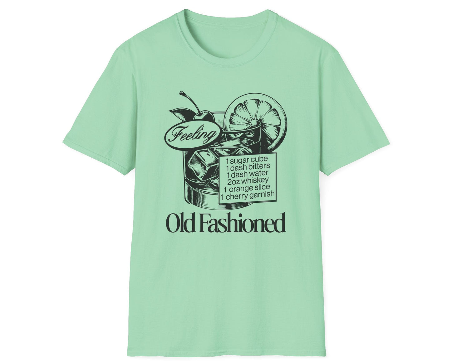 Old Fashioned Recipe Tee - Gildan Softstyle