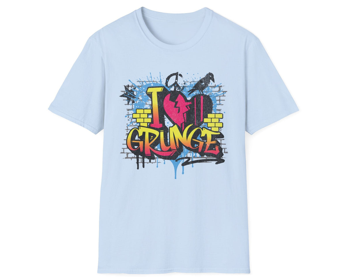 Graffiti Grunge Tee - Gildan Softstyle