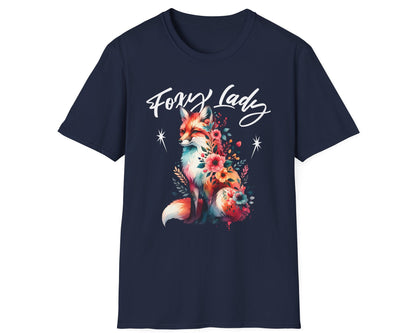 Foxy Lady Watercolor Tee - Gildan Softstyle