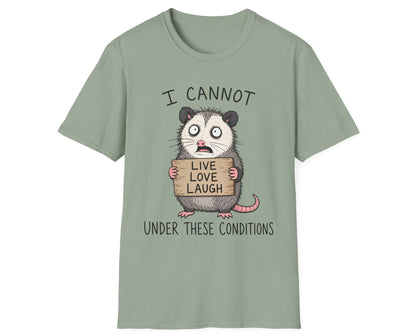 Live Love Possum Tee - Gildan Softstyle