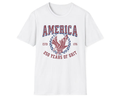 America 250 Years of Grit Tee - Gildan Softstyle