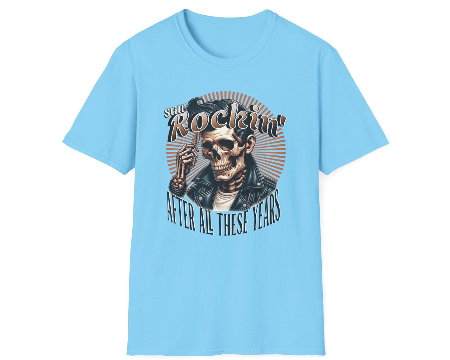 Still Rockin' Greaser Tee - Gildan Softstyle