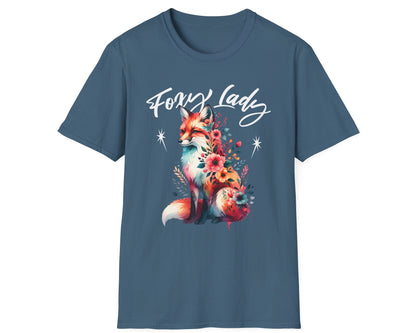 Foxy Lady Watercolor Tee - Gildan Softstyle