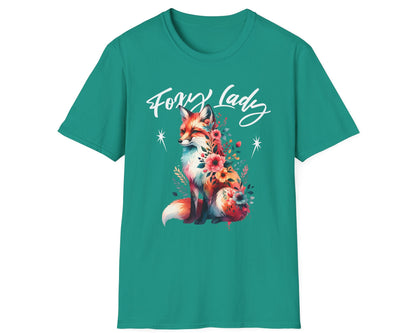 Foxy Lady Watercolor Tee - Gildan Softstyle