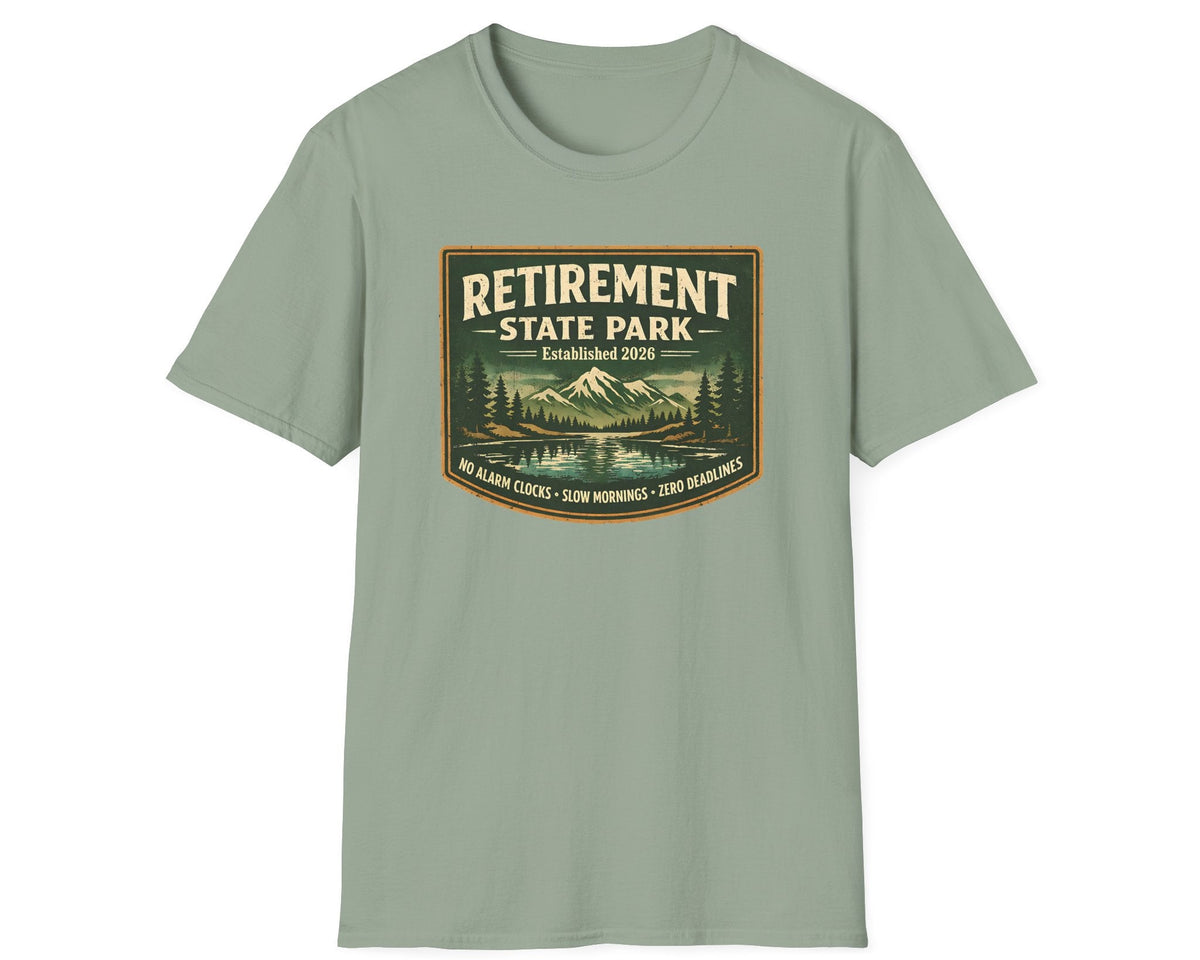 Retirement State Park Tee - Gildan Softstyle