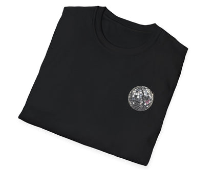 Death Before Disco Tee - Back + Pocket-style Design - Gildan Softstyle