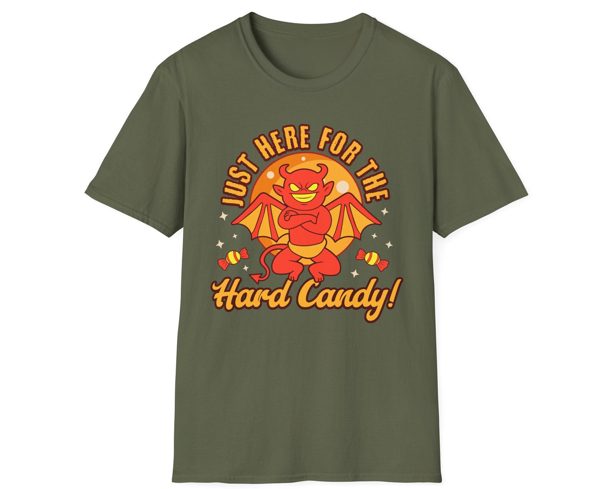 Just Here for Hard Candy Tee - Gildan Softstyle