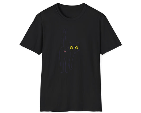 Void Cat Butt Tee - Gildan Softstyle