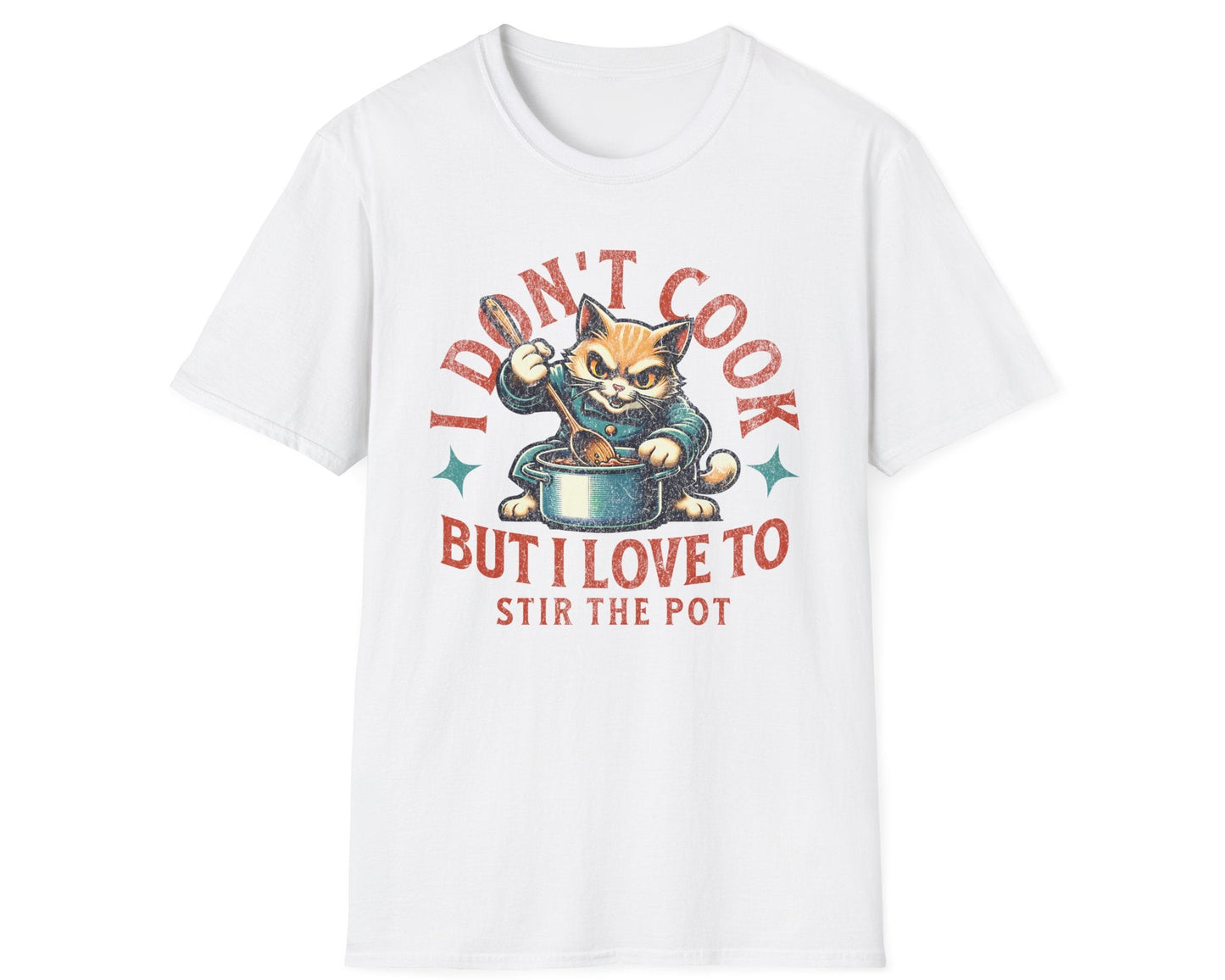 Stir the Pot Cat Tee - Gildan Softstyle