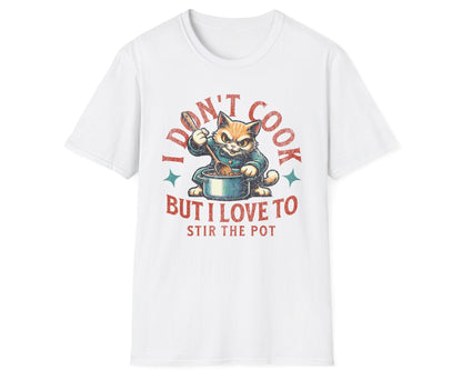 Stir the Pot Cat Tee - Gildan Softstyle