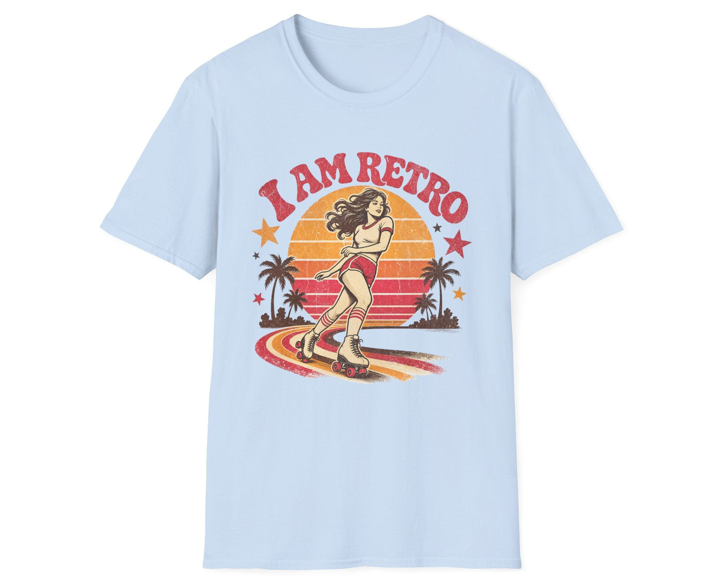 Retro Roller Tee - Gildan Softstyle