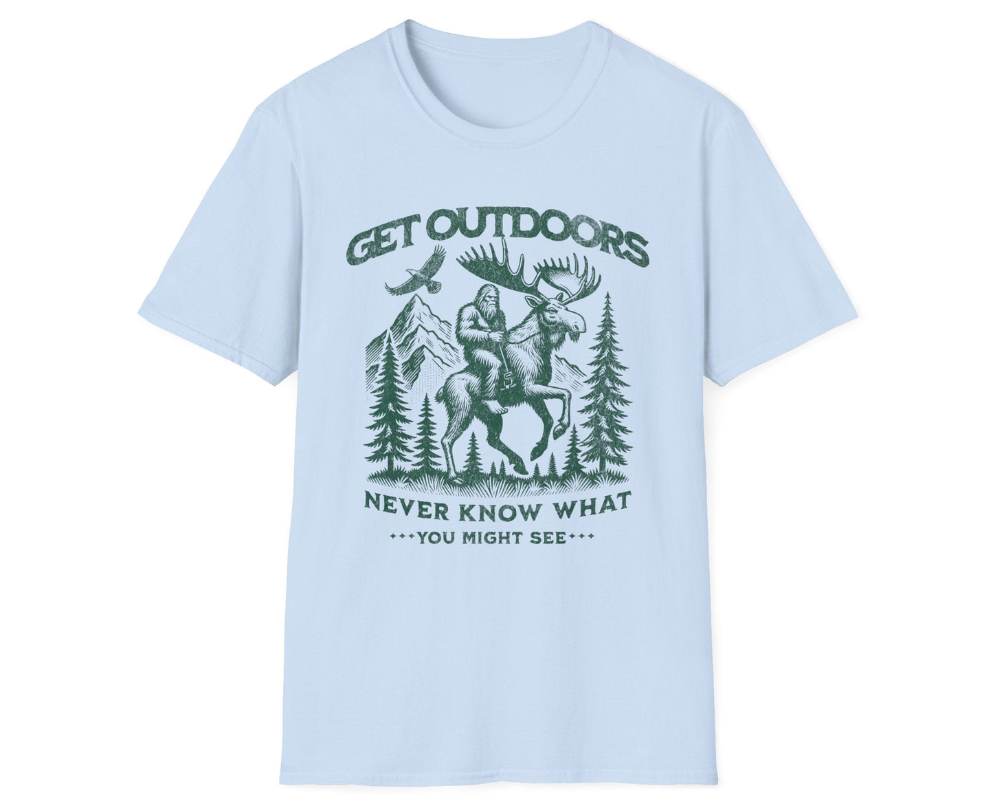 Get Outdoor Sasquatch Tee - Gildan Softstyle