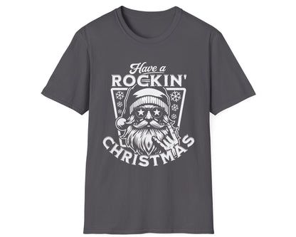 Rockin' Santa Tee - Gildan Softstyle
