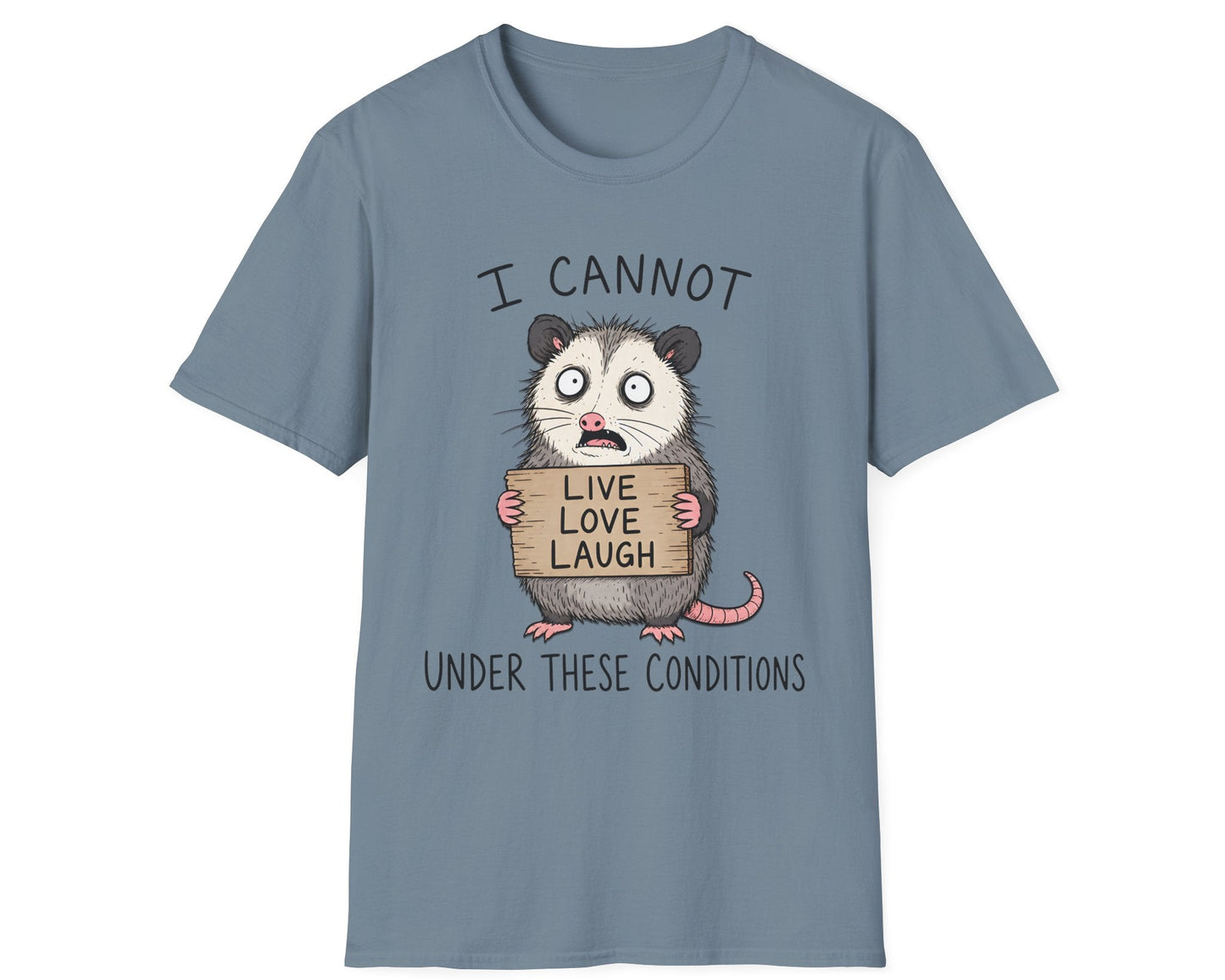 Live Love Possum Tee - Gildan Softstyle