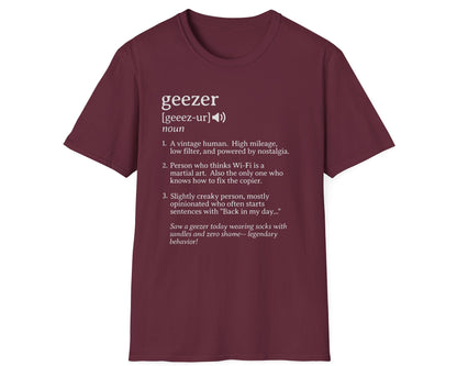 Geezer Definition Tee - Gildan Softstyle