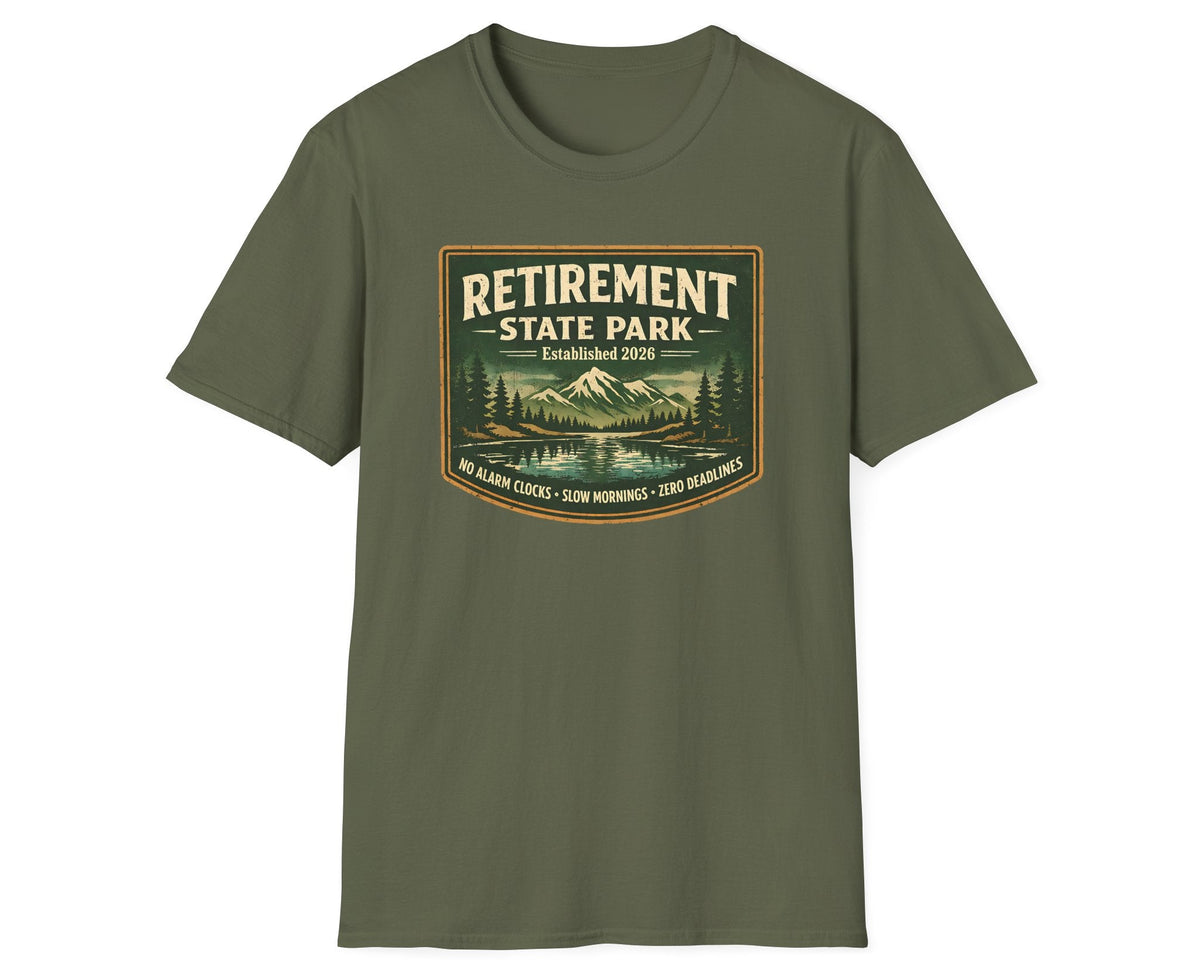 Retirement State Park Tee - Gildan Softstyle