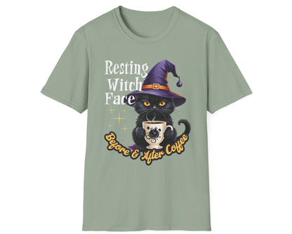 Resting Witch Face Tee - Gildan Softstyle