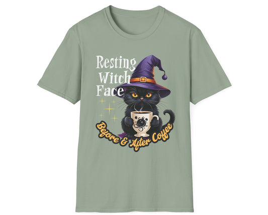 Resting Witch Face Tee - Gildan Softstyle