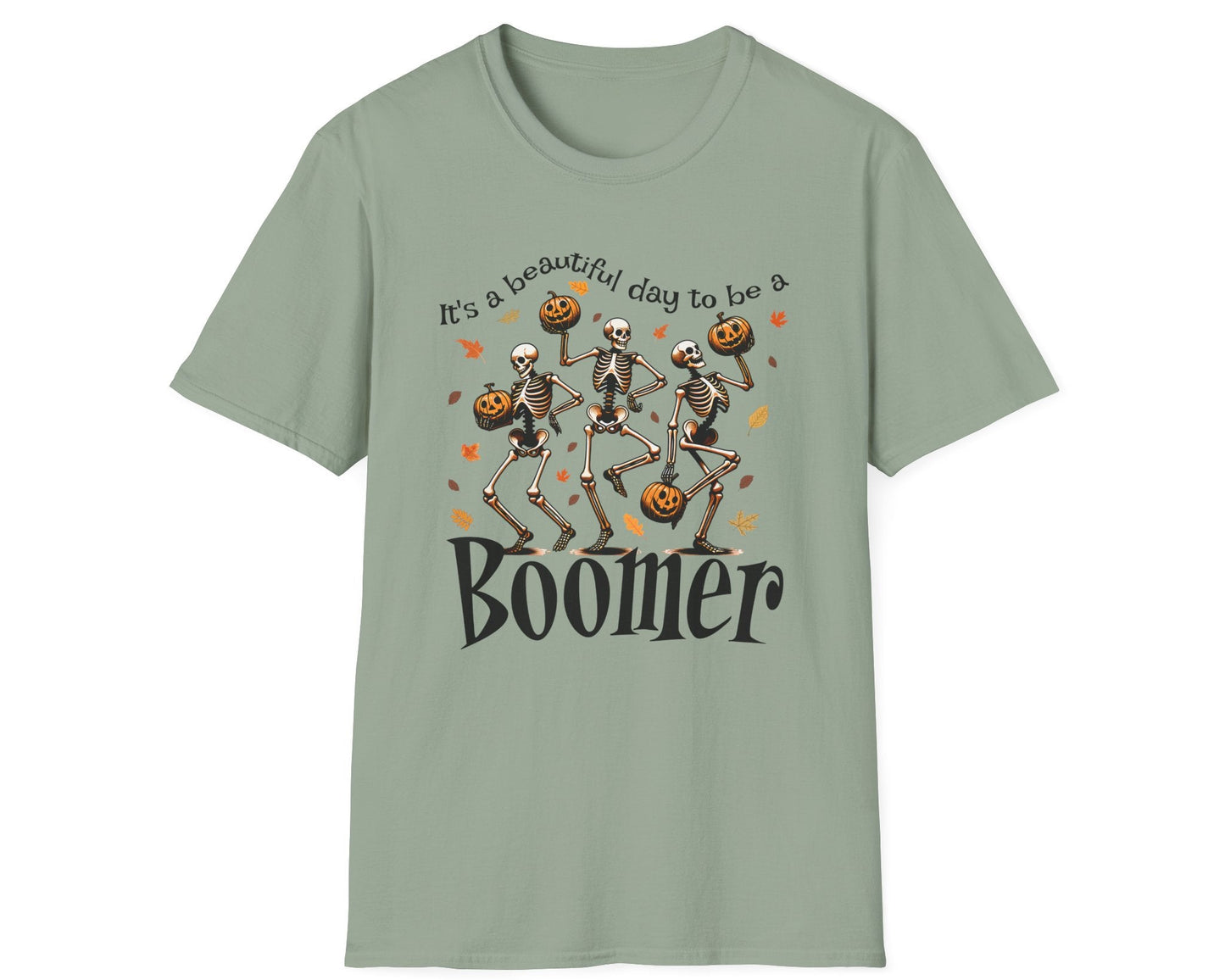 Beautiful Boomer Skeleton Tee - Gildan Softstyle