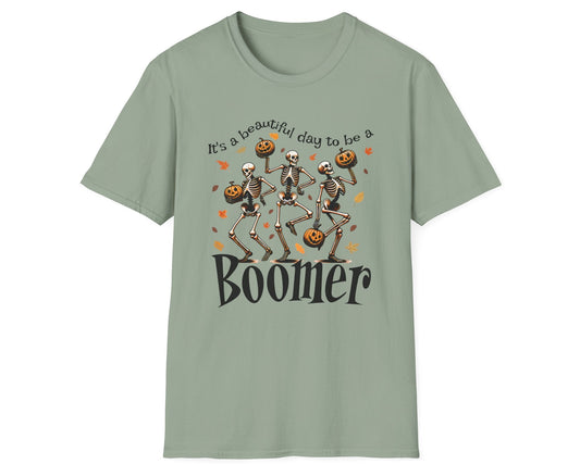 Beautiful Boomer Skeleton Tee - Gildan Softstyle