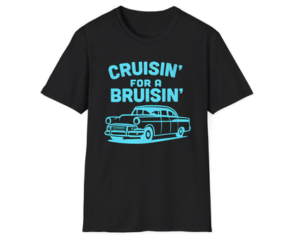 Cruisin' for a Bruisin' Classic Car Tee - Gildan Softstyle