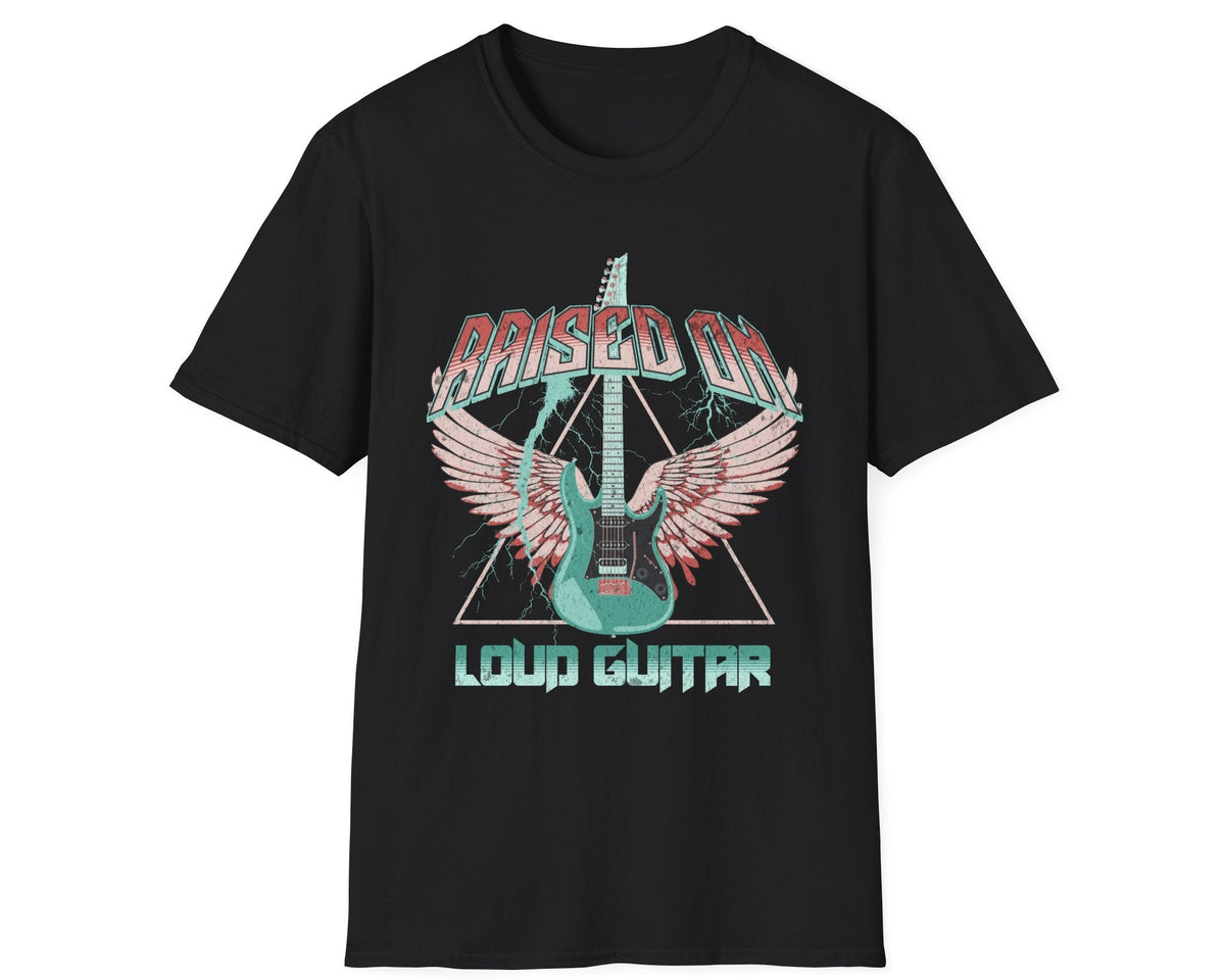 Loud Retro Guitar Tee - Gildan Softstyle