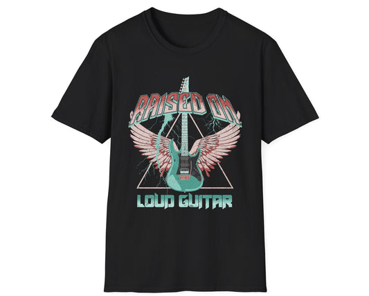 Loud Retro Guitar Tee - Gildan Softstyle