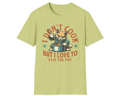 Stir the Pot Cat Tee - Gildan Softstyle