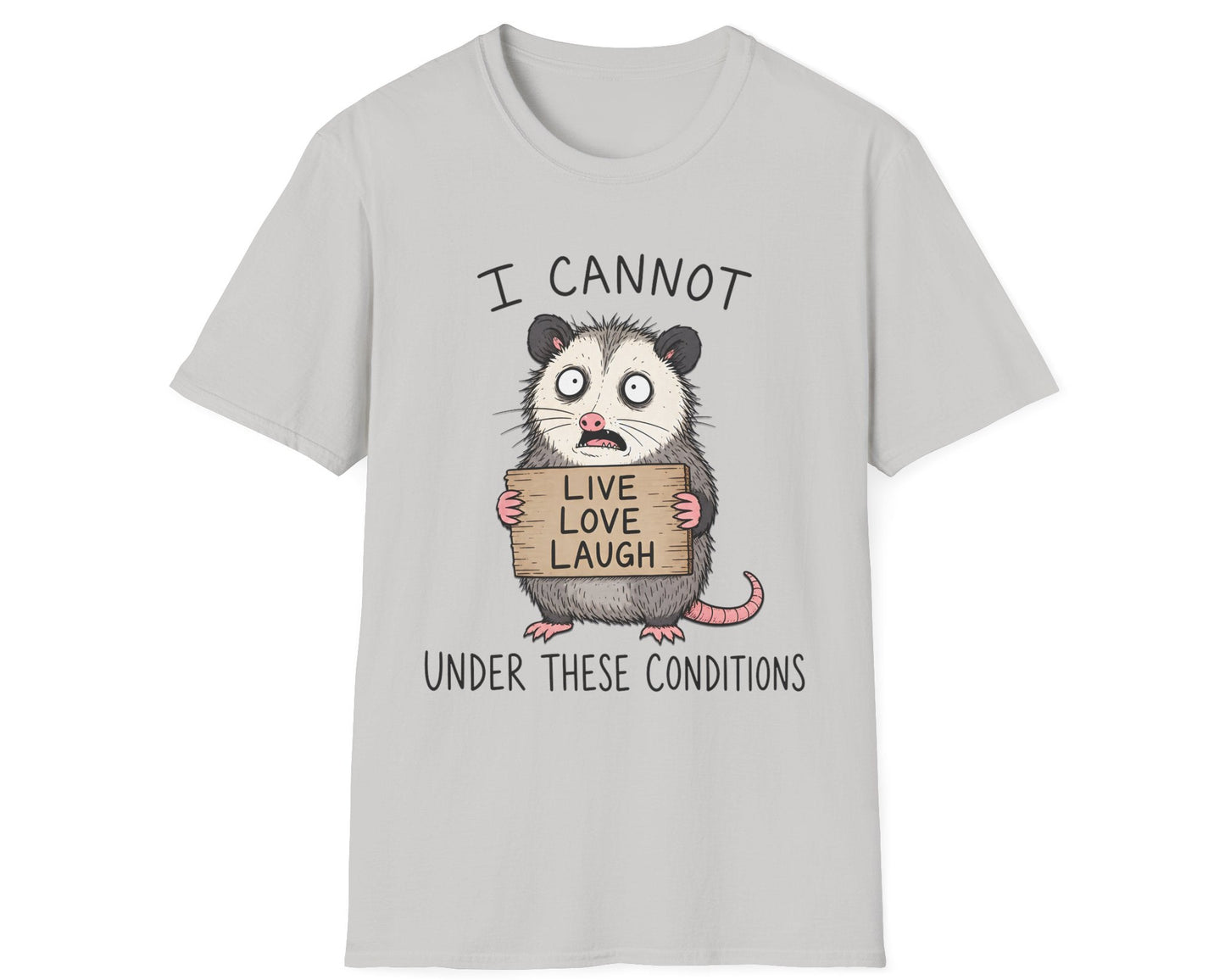Live Love Possum Tee - Gildan Softstyle