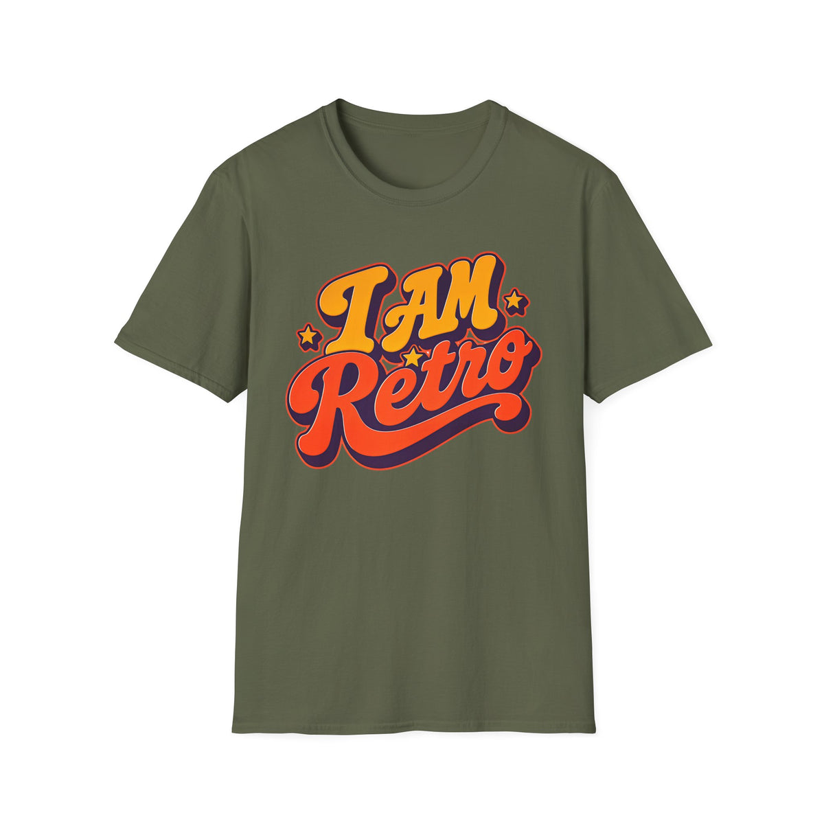 I Am Retro Tee - Gildan Softstyle