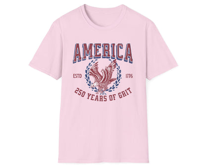 America 250 Years of Grit Tee - Gildan Softstyle