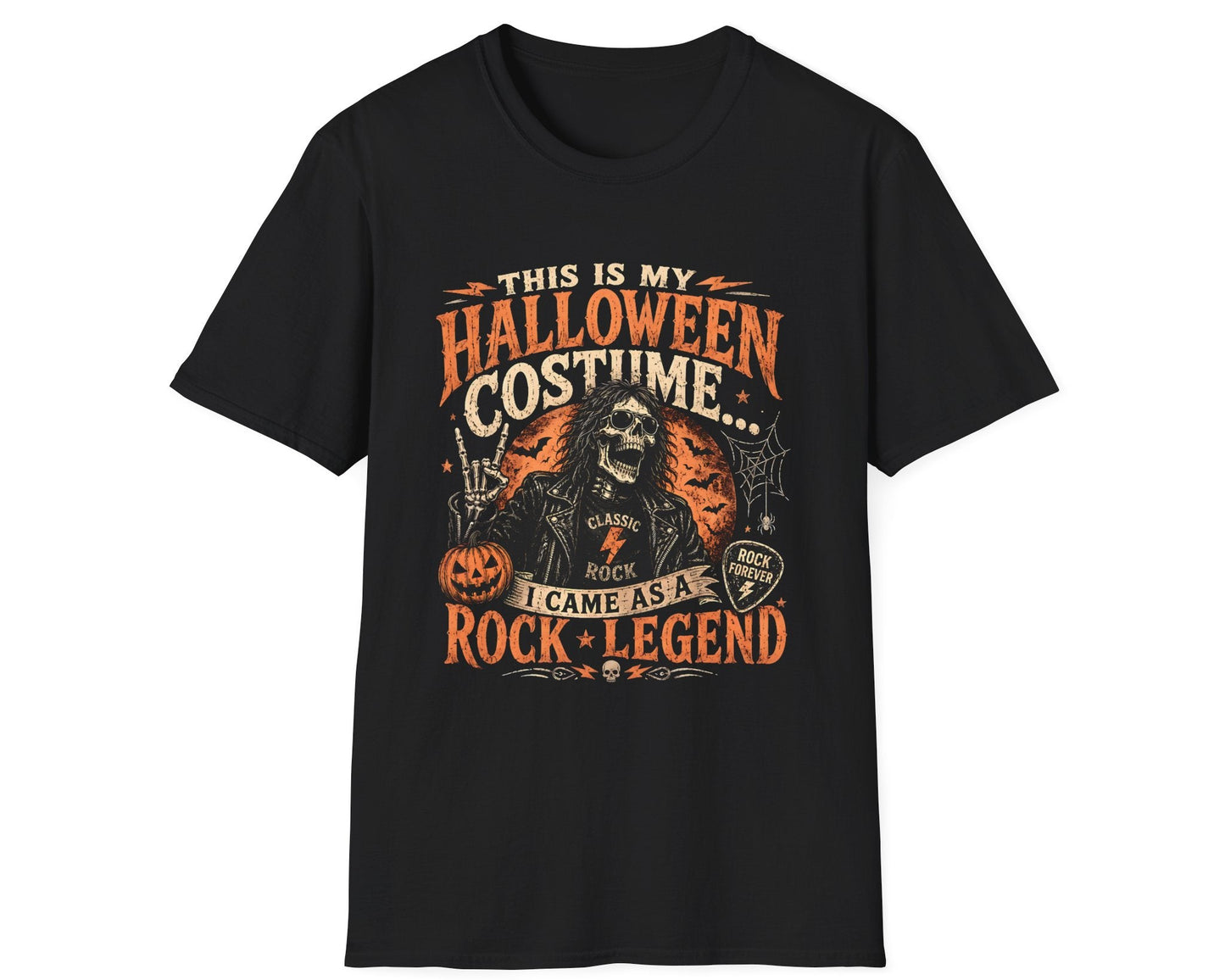 Rock Costume Halloween Tee - Gildan Softstyle