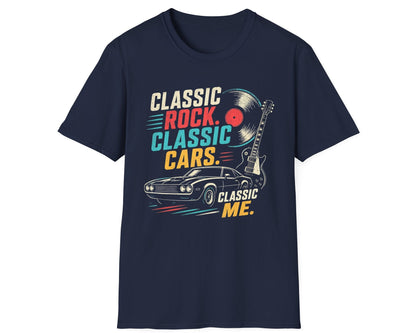Classic Rock, Cars, Me Tee - Gildan Softstyle