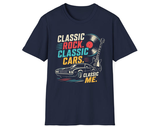 Classic Rock, Cars, Me Tee - Gildan Softstyle