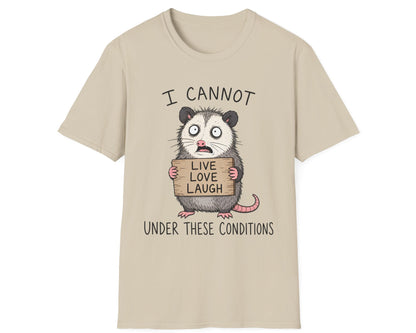 Live Love Possum Tee - Gildan Softstyle