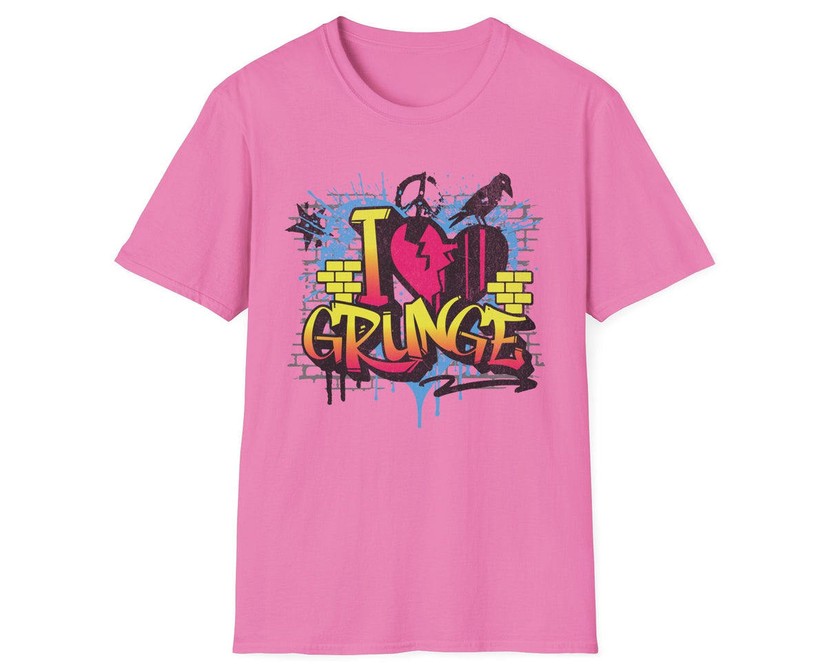 Graffiti Grunge Tee - Gildan Softstyle