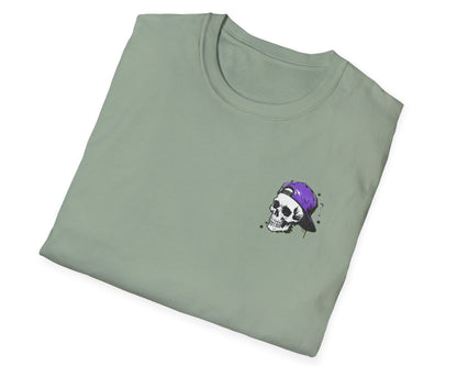 Skeleton Riffs Tee - Back + Pocket-style Design- Gildan Softstyle