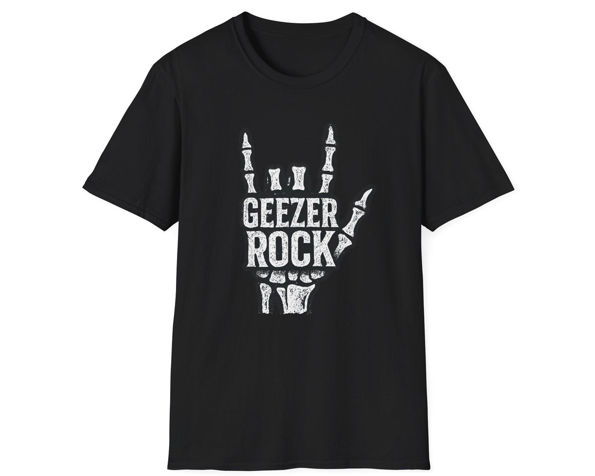 Geezer Rock Skeleton Tee - Gildan Softstyle