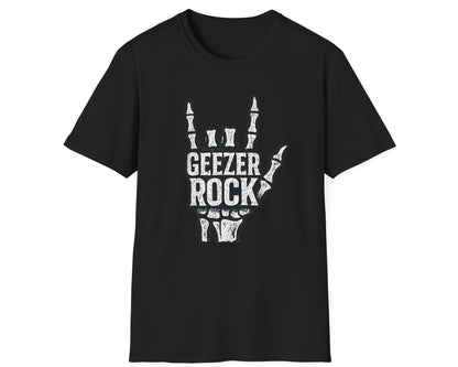 Geezer Rock Skeleton Tee - Gildan Softstyle