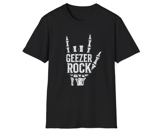 Geezer Rock Skeleton Tee - Gildan Softstyle