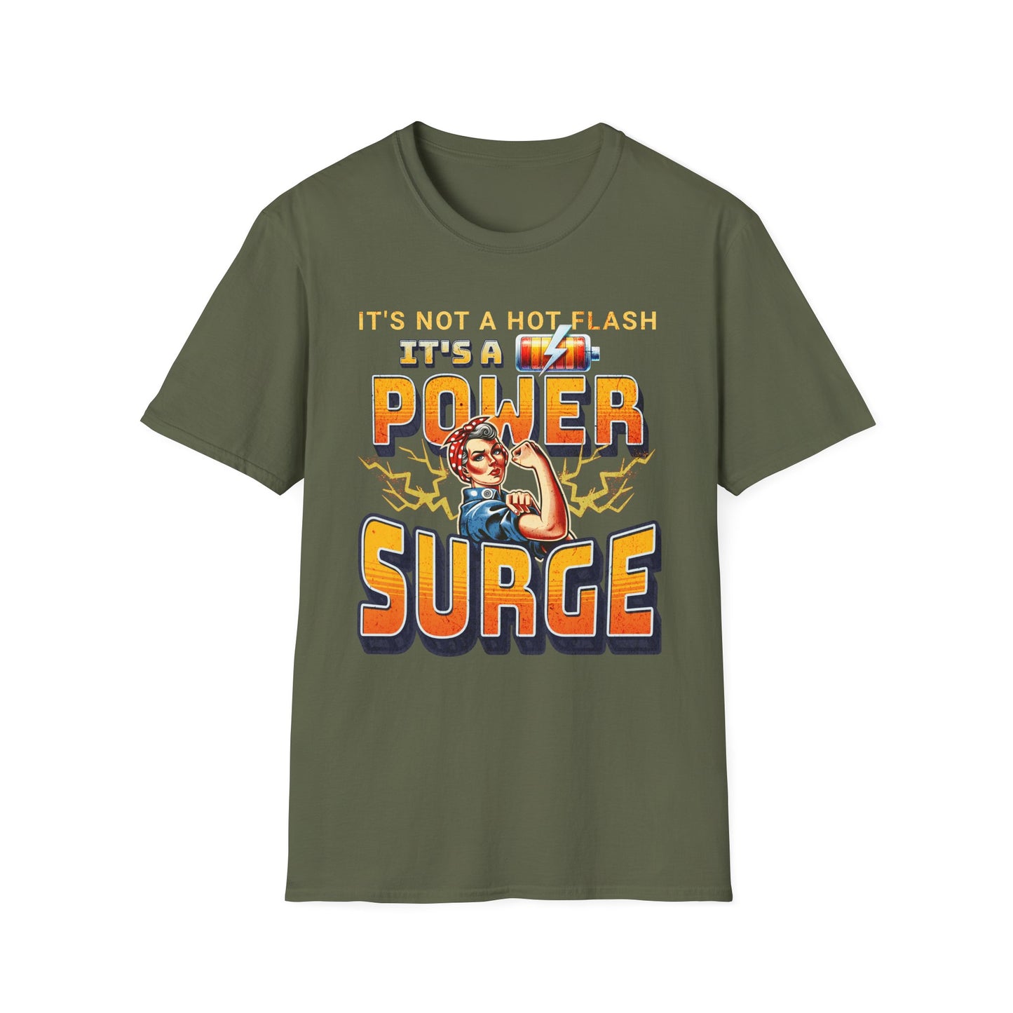 Hot Flash Power Surge Tee - Gildan Softstyle