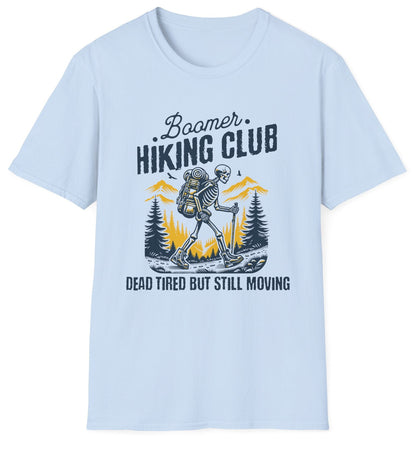Boomer Hiking Club Skeleton - Gildan Softstyle