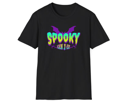 Spooky Gen Xer Halloween Tee - Gildan Softstyle