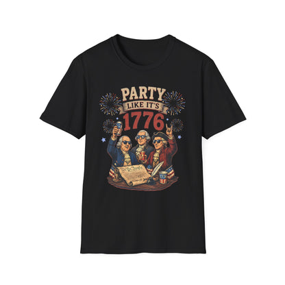 Party Like It's 1776 Tee - Gildan Softstyle