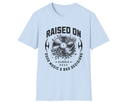 Good Music & Bad Decisions Tee - Front Graphic - Gildan Softstyle