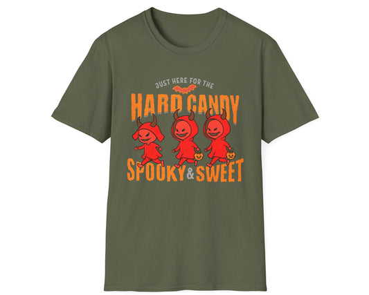Just Here for Hard Candy Tee - Gildan Softstyle